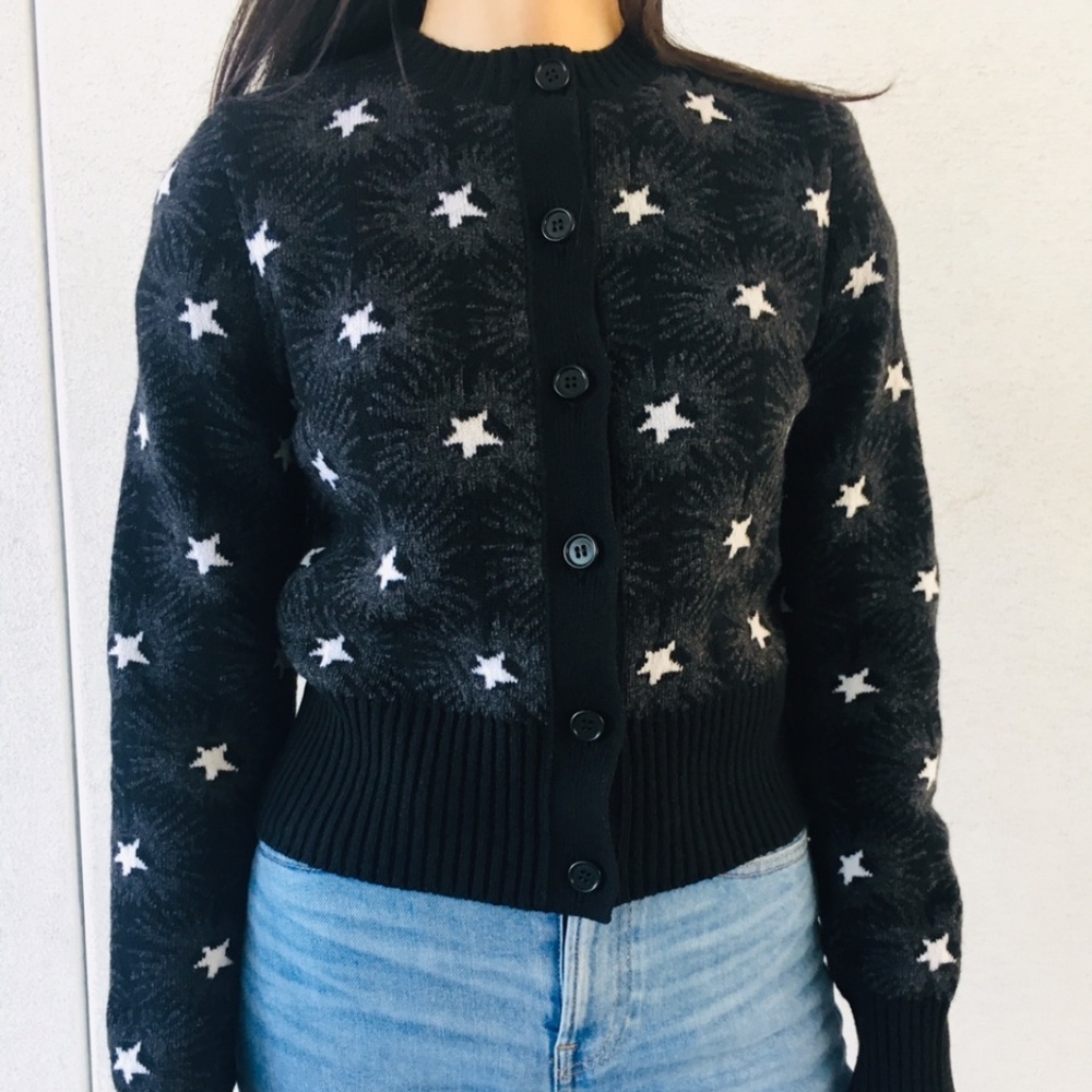 MSGM Star Cardigan
